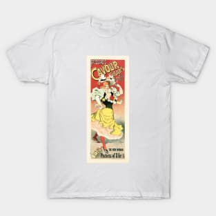 FROSSARD'S CAVOUR CIGARS Mild and Fragrant by Poster Artist Georges Meunier T-Shirt